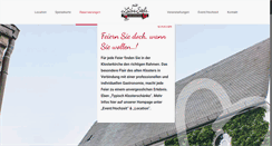Desktop Screenshot of klosterschaenke-rs.de