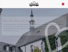 Tablet Screenshot of klosterschaenke-rs.de